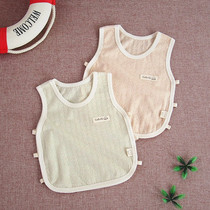 Colour Cotton Summer Newborn Baby Pipa Dress Vest Pure Cotton Thin male and female baby clothes sleeveless shoulder sling cardiovert