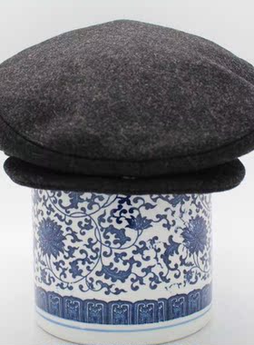 正品老字号马聚源纯羊毛前进帽