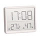 厨房时钟磁吸冰箱贴闹钟电子温湿度计卧室摆台钟2024新款智能钟表