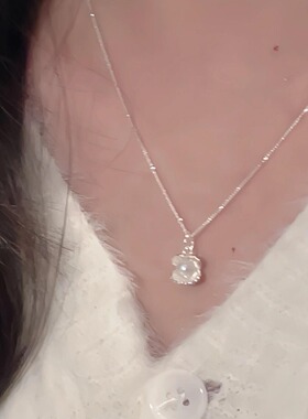人鱼公主贝壳珍珠项链女款轻奢小众设计高级感气质吊坠锁骨链颈链