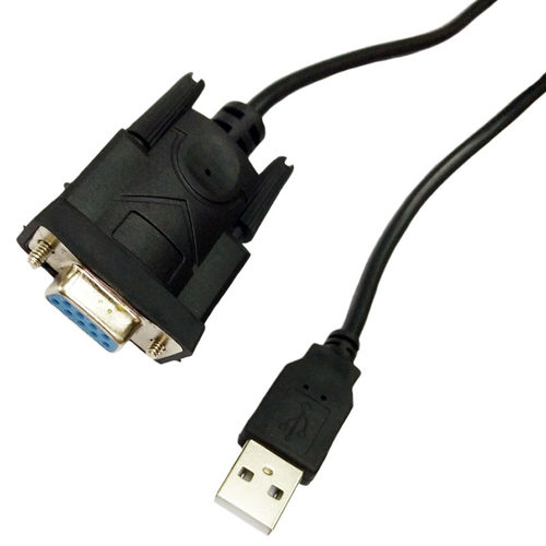 usb转串口线usb转DB9孔串口母头 1.5米USB转RS232转换器COM数据线 - 图0