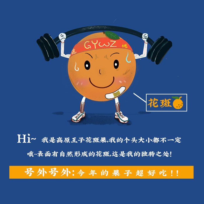 高原王子冰糖橙云南玉溪花斑果褚橙十斤装新鲜水果橙子官方旗舰店,淘宝优惠券,粉丝福利购,淘宝优惠卷