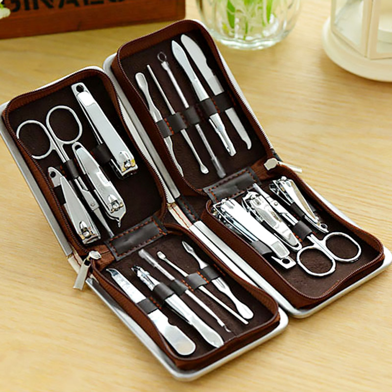 Q好质量指甲刀套装9件套不锈钢修甲美甲指甲剪指甲钳个人护理清洁,淘宝优惠券,粉丝福利购,淘宝优惠卷