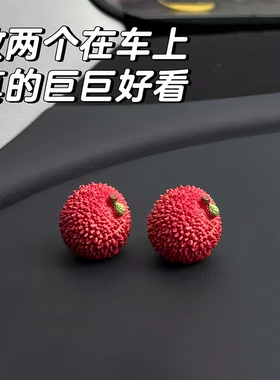 新款水果仿真果车汽车可爱摆件