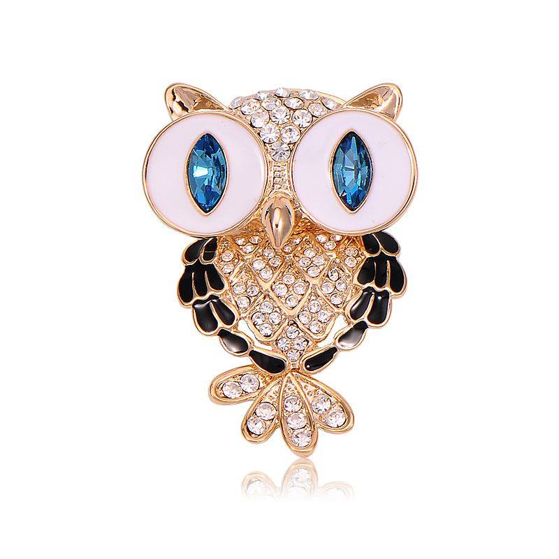 韩国时尚尾巴会动的猫头鹰胸针女灵动款别针开衫胸花大气饰品礼物,淘宝优惠券,粉丝福利购,淘宝优惠卷