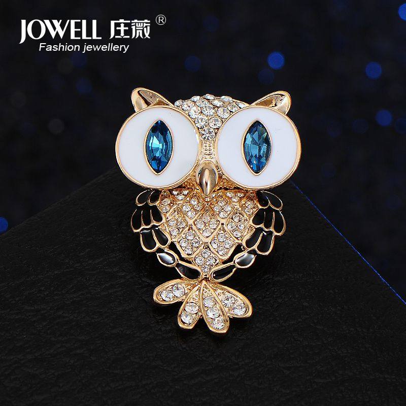 韩国时尚尾巴会动的猫头鹰胸针女灵动款别针开衫胸花大气饰品礼物,淘宝优惠券,粉丝福利购,淘宝优惠卷
