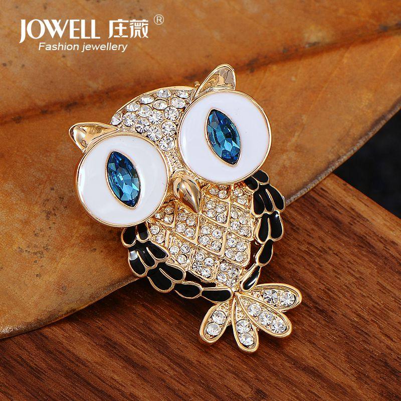 韩国时尚尾巴会动的猫头鹰胸针女灵动款别针开衫胸花大气饰品礼物,淘宝优惠券,粉丝福利购,淘宝优惠卷