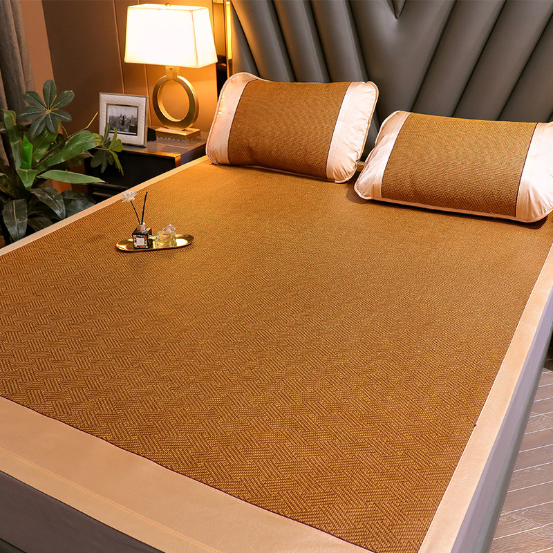 夏季艾草三件套单人学生宿舍凉席 帅帅家居凉席/竹席/藤席/草席/牛皮席