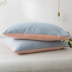 Vỏ gối cotton Nam Cực cặp bông giặt bông vỏ gối đơn màu rắn đặt 48x74cm - Gối trường hợp gối tựa lưng sofa gỗ Gối trường hợp