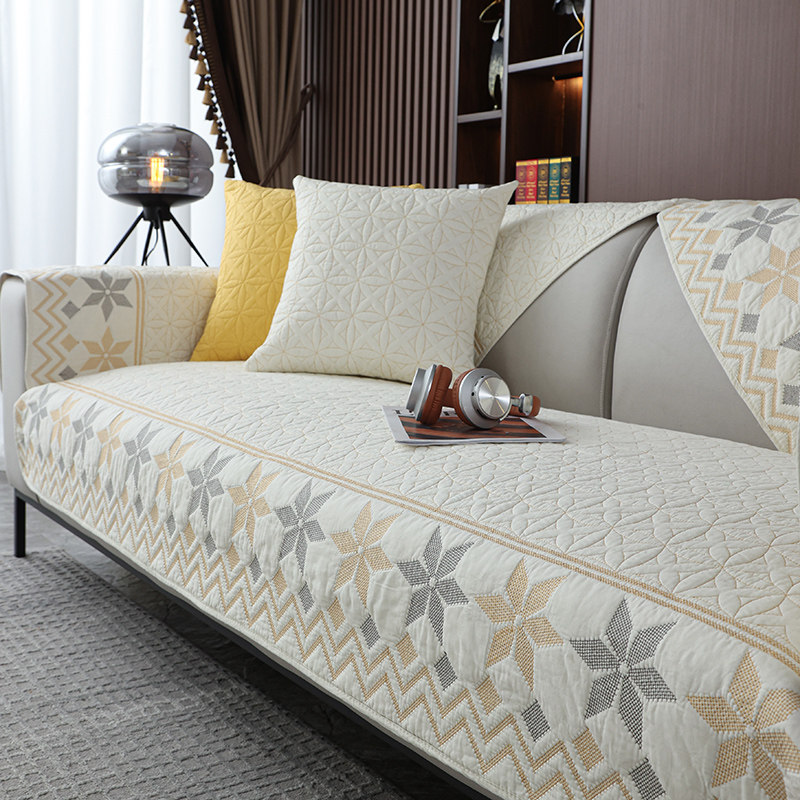 2025新款全棉沙发垫四季通用防滑坐垫子简约现代皮沙发套罩巾盖布,淘宝优惠券,粉丝福利购,淘宝优惠卷