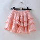 Sexy pleated puffy cake skirt summer skirt