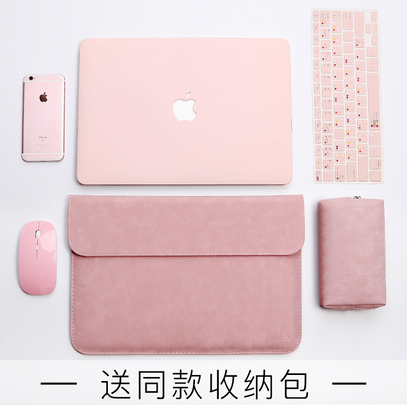 笔记本内胆包适用华为matebook苹果macbook air14寸女小新13.3小米13保护套戴尔15.6平板pro16收纳联想电脑包 - 图3