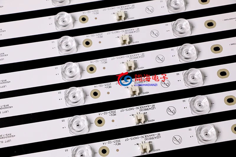 适用康佳LED43M1 LED43M1E灯条LED43R8100 RF-AA430E30E30-0401S- - 图1