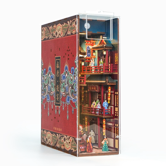 Tongqu assembled bookcase special acrylic dustproof cover