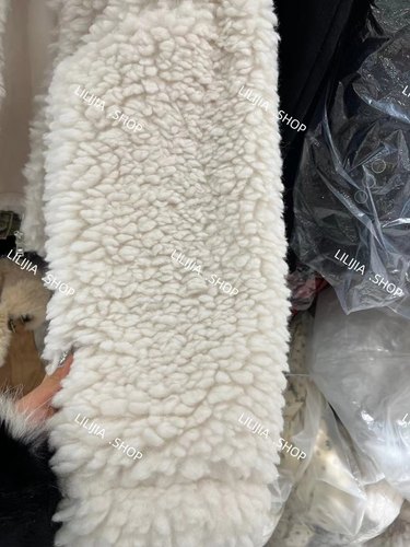 Miss家 连帽毛毛拉链外套2025秋冬新款减龄卫衣式皮毛一体外套女 - 图2