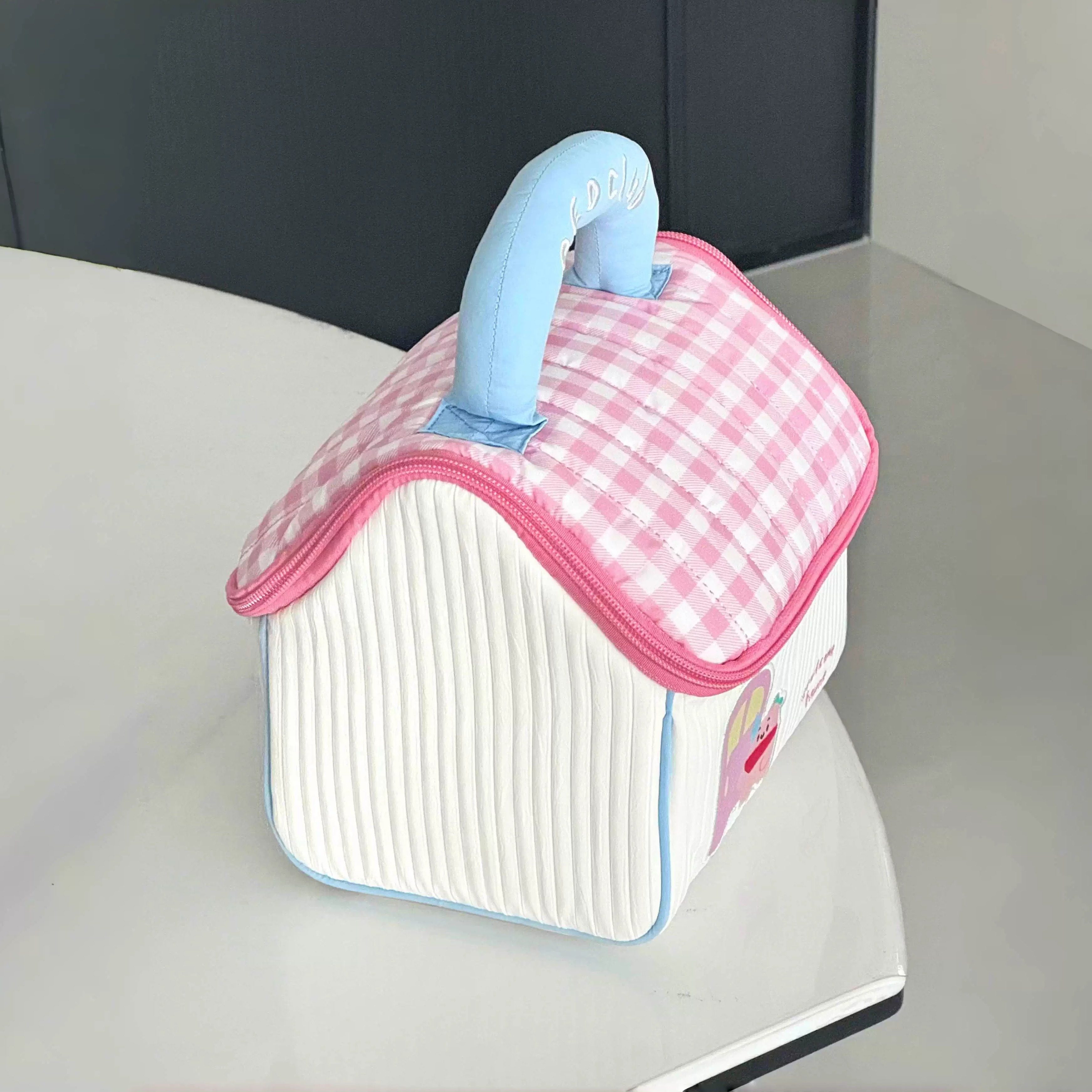 2025新款可爱小房子化妆包女大容量便携旅行洗漱品手提分区收纳袋,淘宝优惠券,粉丝福利购,淘宝优惠卷