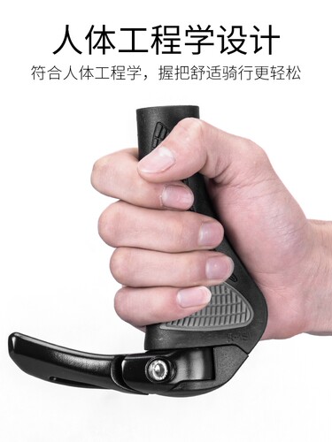 EASYDO 自行车把套骑行小副把 锁死轻镁铝合金人工体学肉球把手套 - 图1
