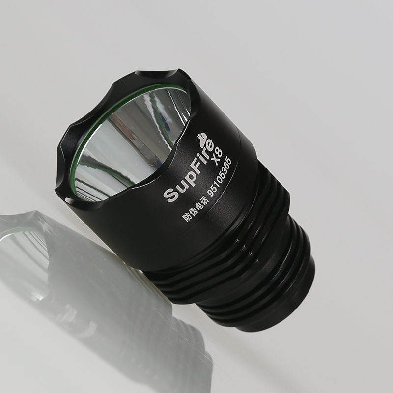SupFire X8 T6 强光手电筒骑行装备照明家用充电夜骑远射CREE LED