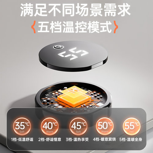 西蒙迪奥加热鼠标垫超大鼠标垫学生冬季暖桌垫大号写作业冬天加热鼠标垫办公室桌面冬季暖手鼠标垫定时开关 - 图3