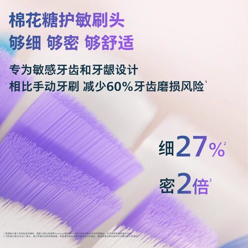 飞利浦电动牙刷HX3892钻7pro声波护敏刷成人男女情侣款正品礼物 - 图1