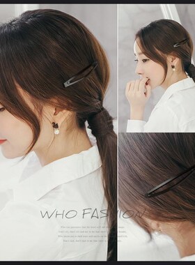 broken hair clips black bangs clip large korean adult