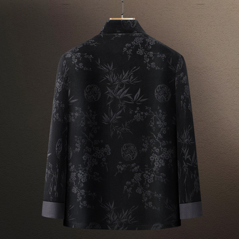 中老年唐装男冬季棉袄爸爸装加厚中国风外套休闲宽松爷爷棉服套装,淘宝优惠券,粉丝福利购,淘宝优惠卷