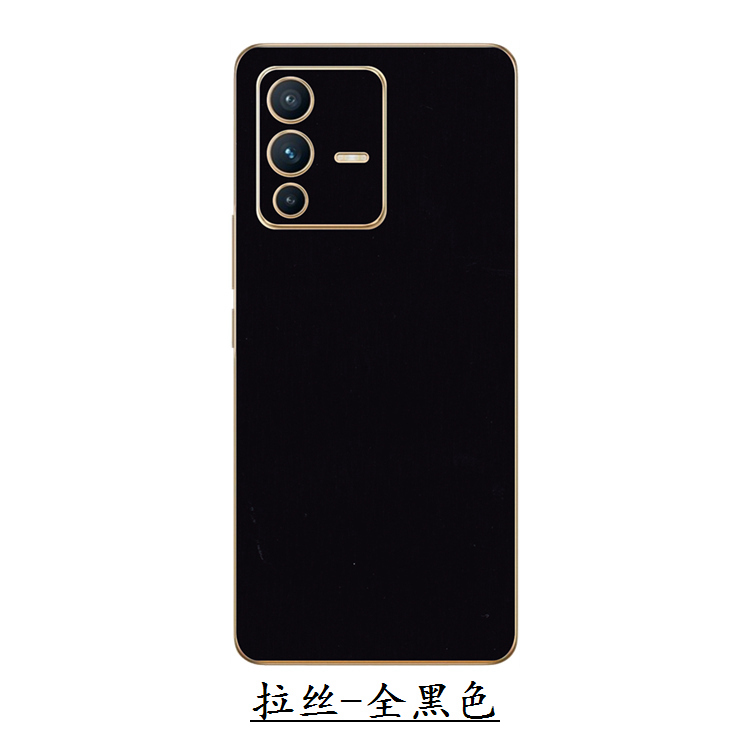 适用vivoS15e个性手机改色膜S12Pro贴纸S10纯色彩膜S9后壳背膜S7T - 图0