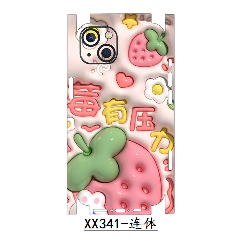 适用iPhone11Promax性感美女彩膜定制苹果XSmax手机后壳背膜XR一体包边贴纸7Plus个性改色膜8代se3侧边框膜6s