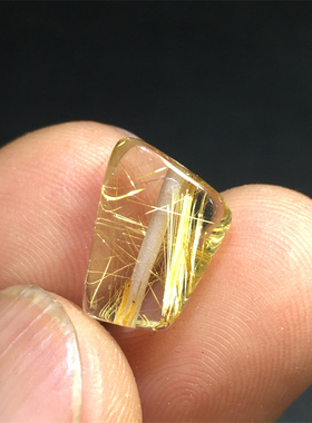 原矿情侣水晶钛晶随形天然手链串