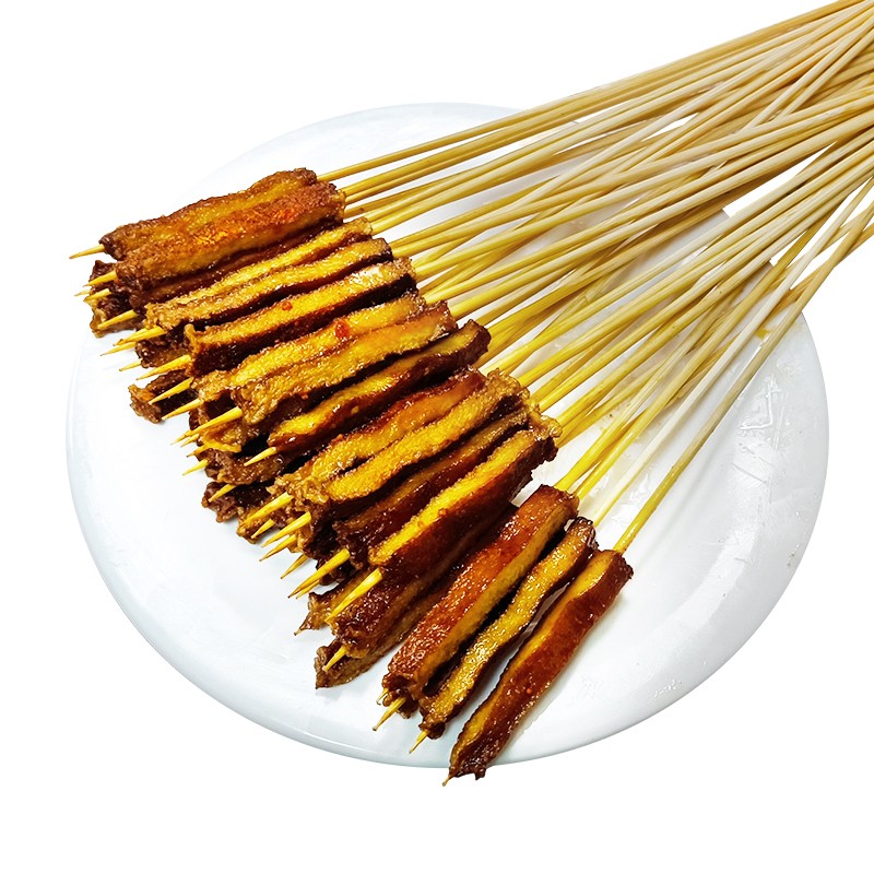 素天下小香干串10串*10把烧烤串豆腐串炸豆干手把商用食材100串 - 图2