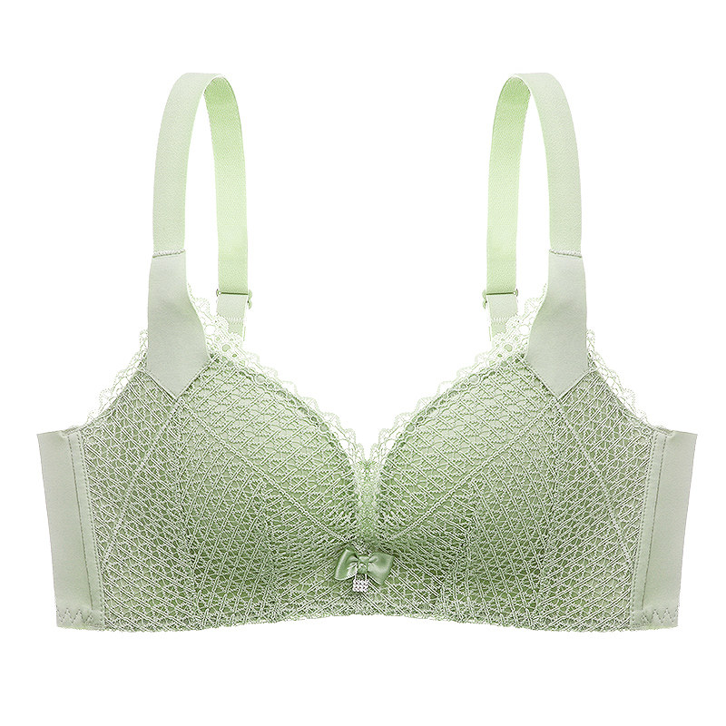 学生高中女套装无钢圈收副乳上托 红粉女王文胸