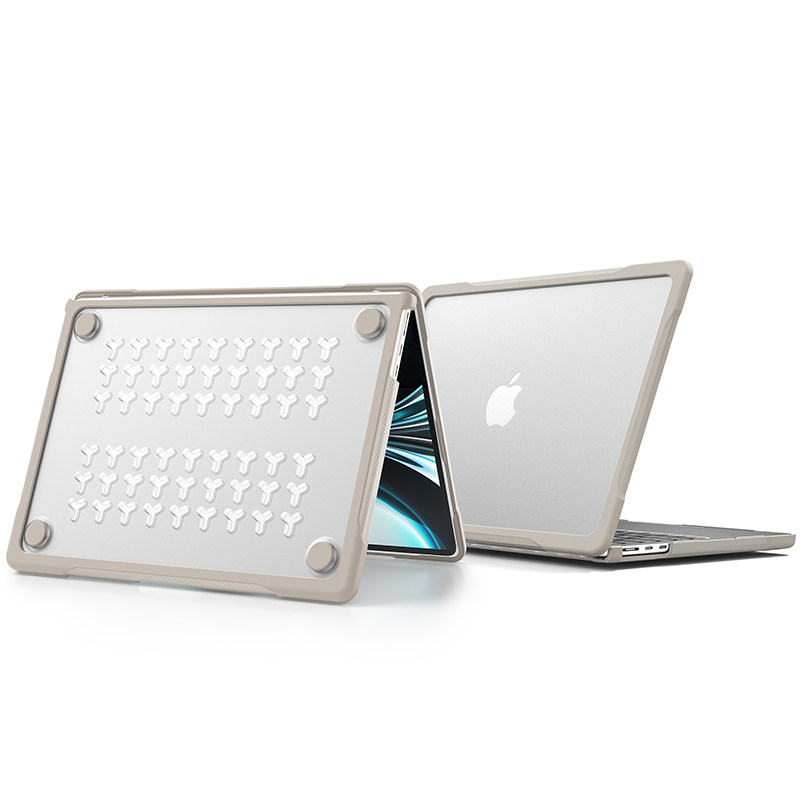 适用苹果macbookair保护壳mac笔记本M2电脑pro套M1配件防摔TPU软边框14寸13.6透明m3磨砂2023款15英寸透气,淘宝优惠券,粉丝福利购,淘宝优惠卷