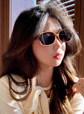 2025新款墨镜女高级感ins大框方圆脸显瘦网红情侣男防紫外线太阳