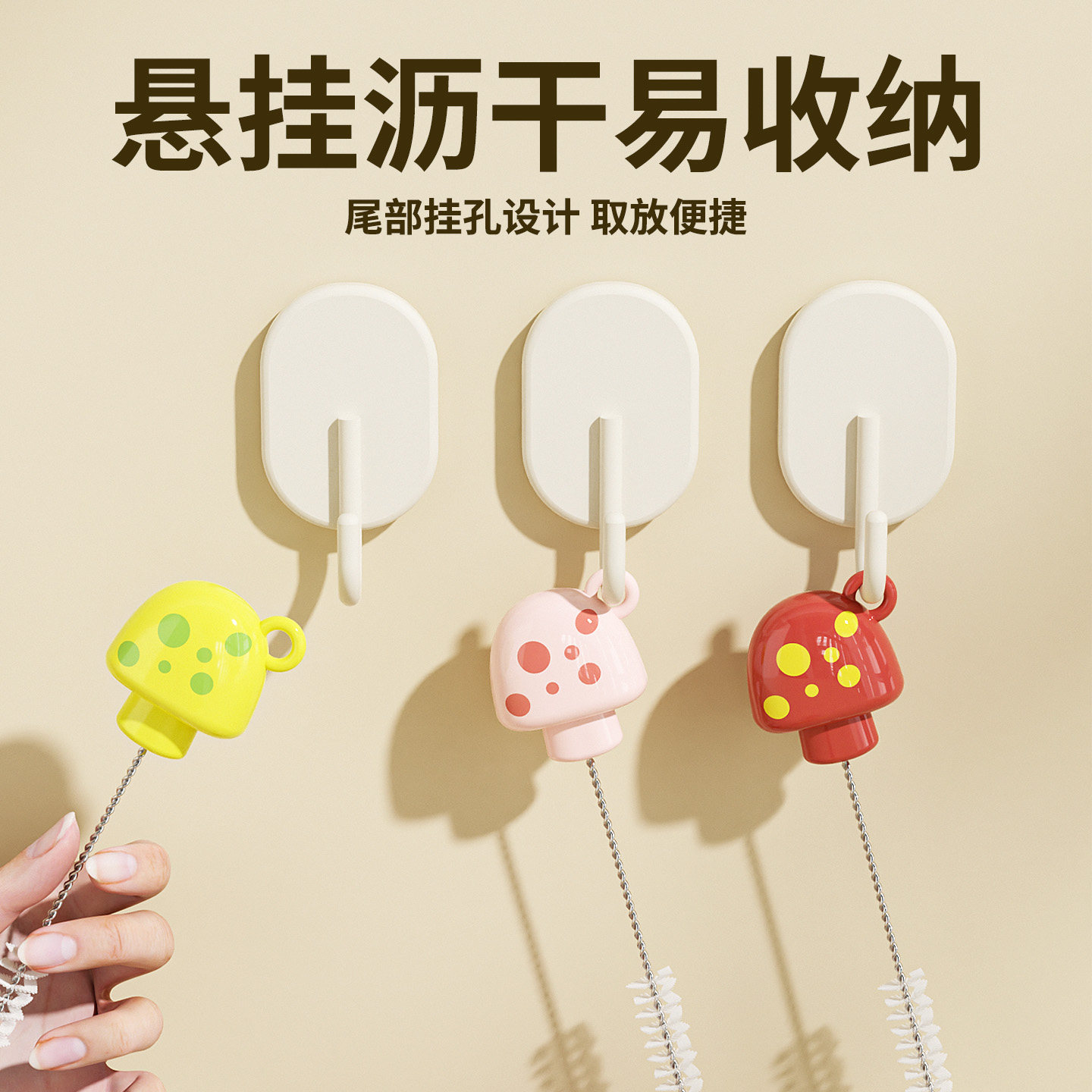 可弯曲硅胶吸管刷加长杯子奶瓶管子专用长柄清洁刷小缝隙清洗神器,淘宝优惠券,粉丝福利购,淘宝优惠卷