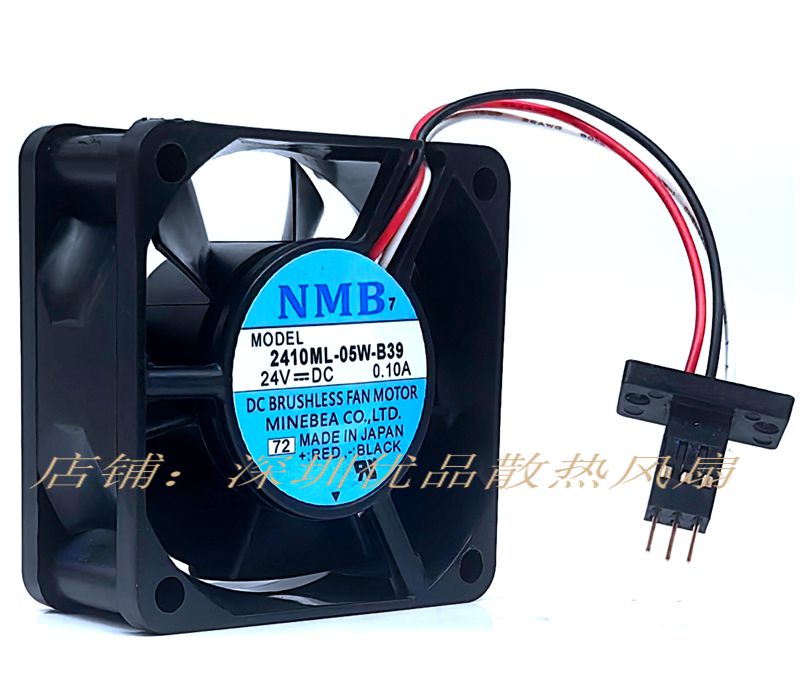 NMB 2410ML-05W-B39 DC24V 0.10A放大器 FANUN发那科驱动专用风扇-图0