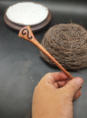 海南黄花梨木精品发簪复古非遗名星同款太极道家修身节日礼物定制