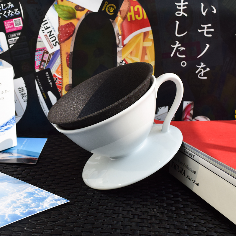 日本製造 久保田 咖啡濾杯 多孔陶瓷濾杯 免濾紙濾器/茶漏 有田燒