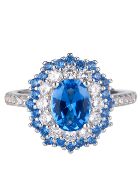 高含量高碳钻轻奢戒指