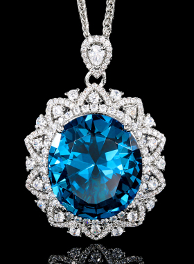 高碳钻轻奢高级简约时尚吊坠