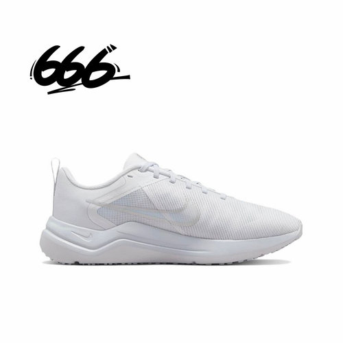 NIKE/耐克 Downshifter 12 男女减震防滑耐磨休闲跑鞋 DD9294-100 - 图0