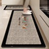 Kitchen floor mats, non-slip and oil-proof, wipe-free carpets, sink absorbent mats, special 2026 new foot mats