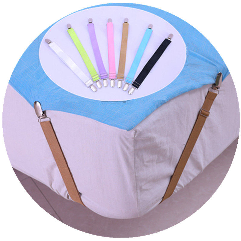 4个装床单固定器床笠防滑松紧带防踢被子固定桌布夹沙发垫固定夹,淘宝优惠券,粉丝福利购,淘宝优惠卷