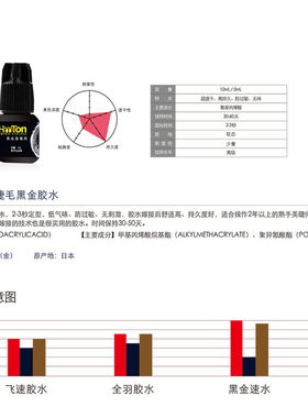 飞羽嫁接速干持久正品睫毛胶水