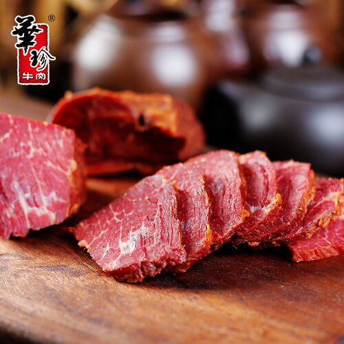 华珍盐叶子牛肉 四川阆中熟食酱卤牛肉 360g袋装 - 图2