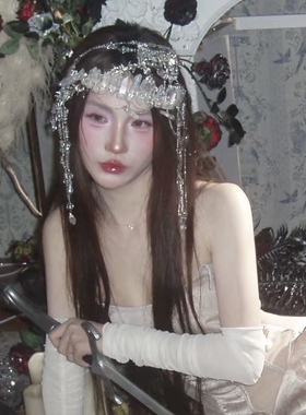 新款新娘大气皇冠头饰透明王冠水晶发箍结婚纱礼服造型配饰品异域