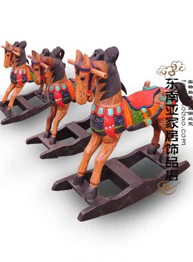 环保全实木复古怀旧风摆件