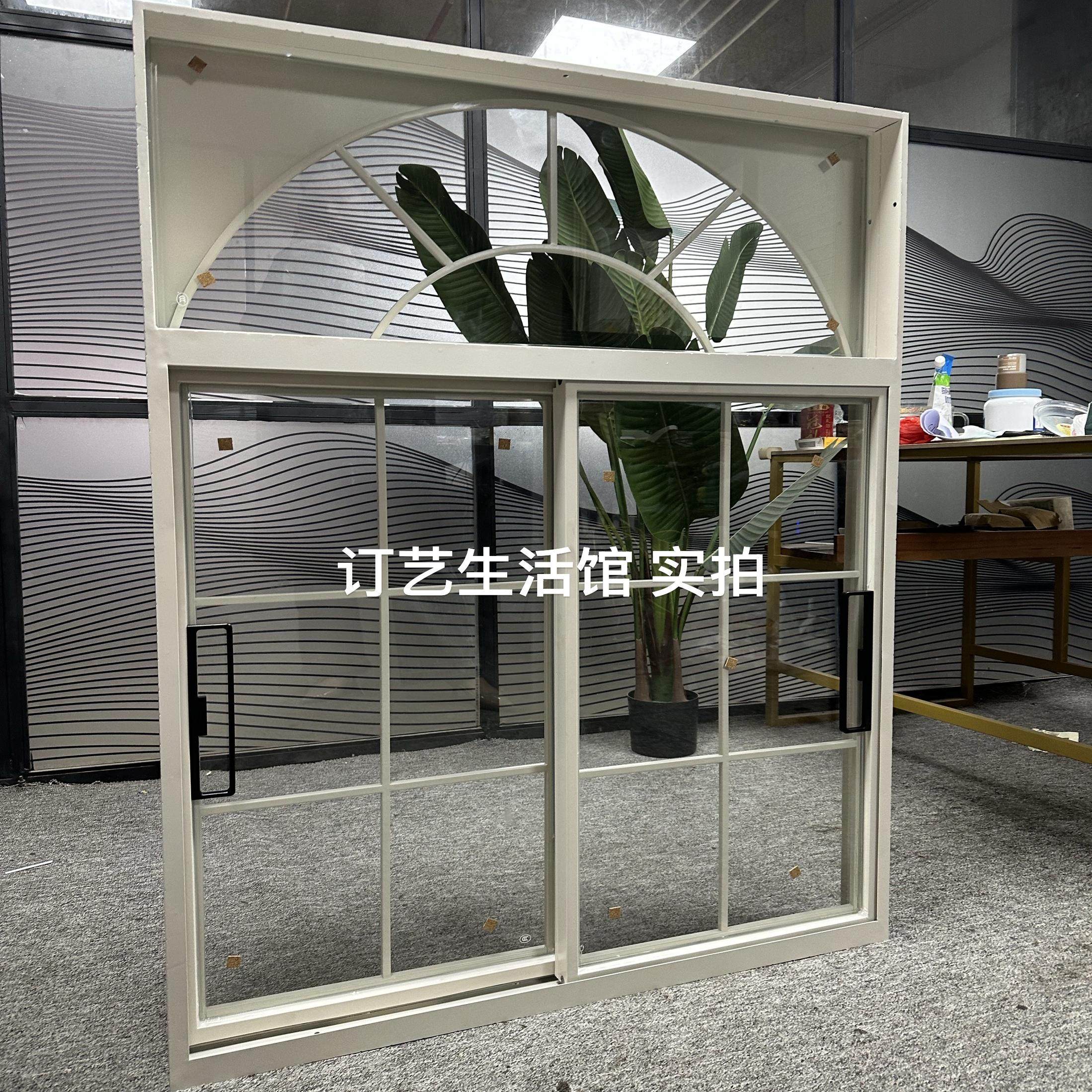 定制法式复古推拉窗不锈钢门窗厨房阳台卫生间玻璃窗户平开上悬窗,淘宝优惠券,粉丝福利购,淘宝优惠卷