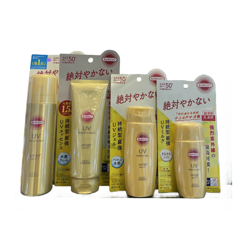 香港购日本Kose高丝防晒喷雾90g suncut小金瓶高效防水防汗速干-图3