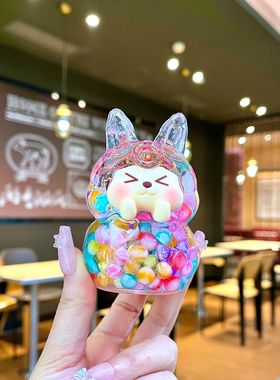 亚克力卡通新款抖音锦装饰摆件