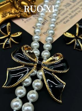 珍珠母贝男女通用中古vinta项链